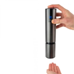 Штопор электрический и обрезатель фольги Peugeot Elis Touch темно-серый в подарочной упаковке