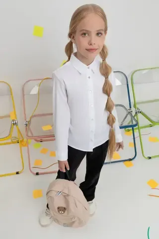 блузка  для девочки  ТК 39030/белый
