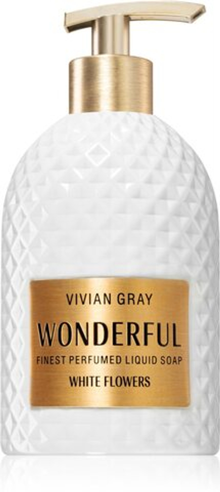 Vivian Gray Wonderful White Flowers - роскошное жидкое мыло для рук /   500  ml  / GTIN 4250120736228