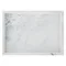Поднос Marm, 28х20 см, белый мрамор
