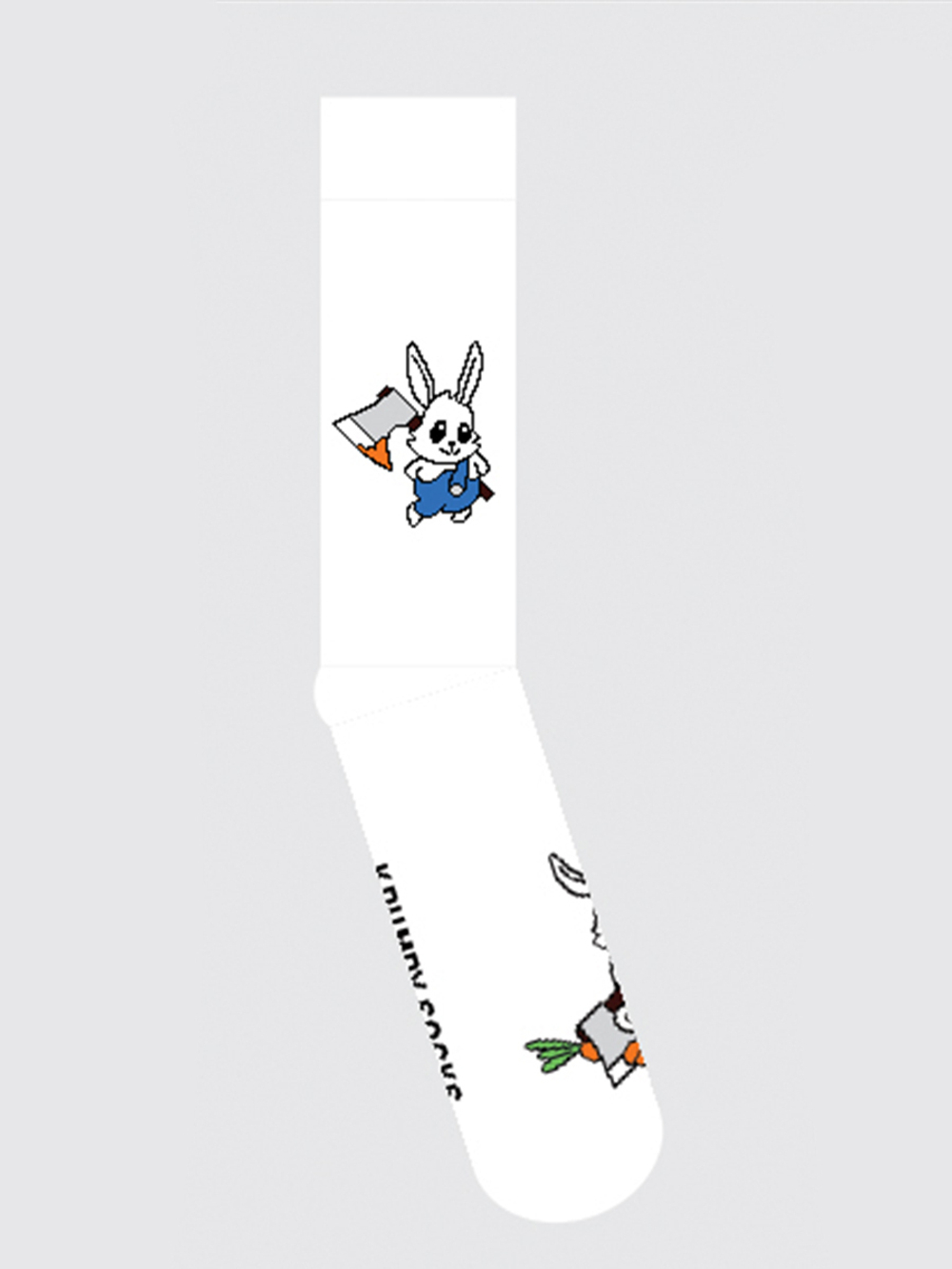Носки р.40-45 "TxT" Кролик с морковкой и топором