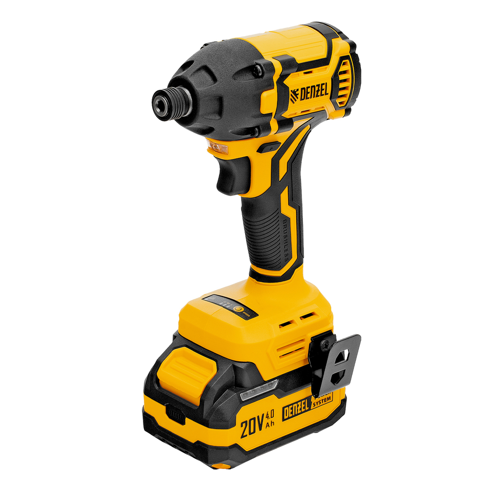 Винтоверт ударный аккумуляторный бесщет. CIDH-BL-20-270, Li-Ion, 20 В// Denzel