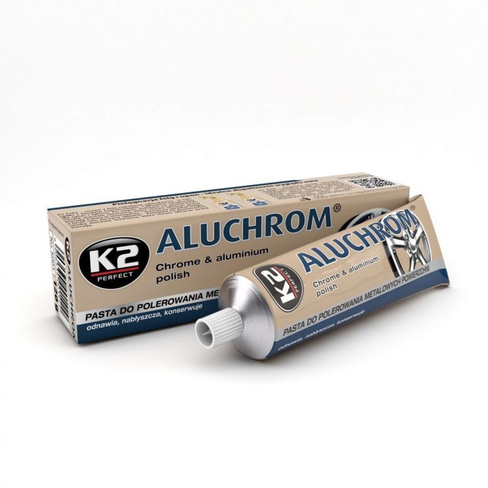 K0031 ALUCHROM 120g   паста для очистки и полировки любых металлических поверхностей