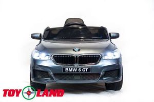 Детский электромобиль Toyland BMW 6 GT Серебро