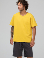 Мужской костюм для дома и отдыха: футболка и шорты (Размер: S) (Цвет: голубой)