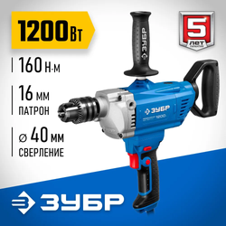 ЗУБР 1200 Вт, 16 мм, дрель-миксер, Профессионал (ЗДМ-1200 РММ2)