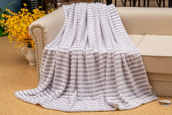 Плед 220х240 Sofi De MarkO Гринда лиловый