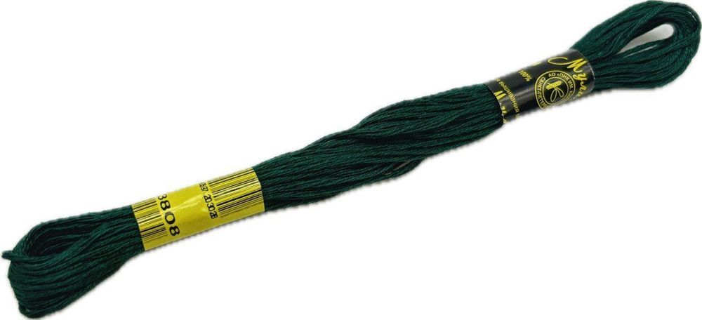 Нитки вышивальные Мулине 10м (3808)