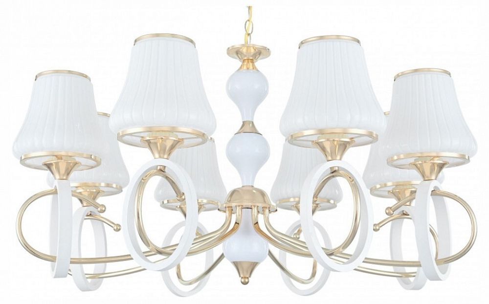 Подвесная люстра Arte Milano Florentia-2387 302387/8 Wh/Gd