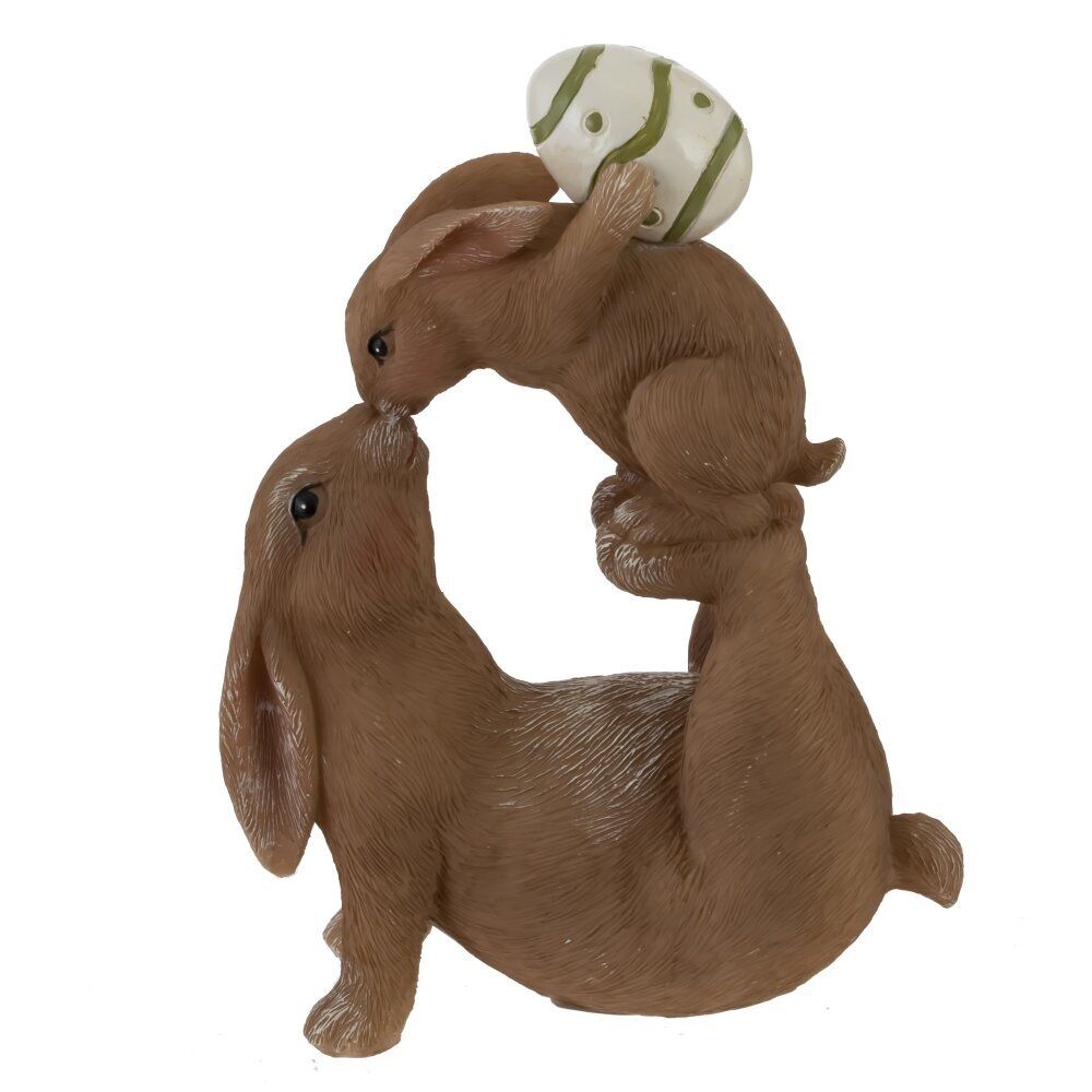 GAEM Фигурка декоративная "Зайцы", L9,5 W5,5 H13 см