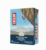 Clif Bar — Протеиновые батончики с бананом , арахисовым маслом и темным шоколадом — Сделано из органического овса — 10 г белка — Без ГМО — На растительной основе — Энергетические батончики