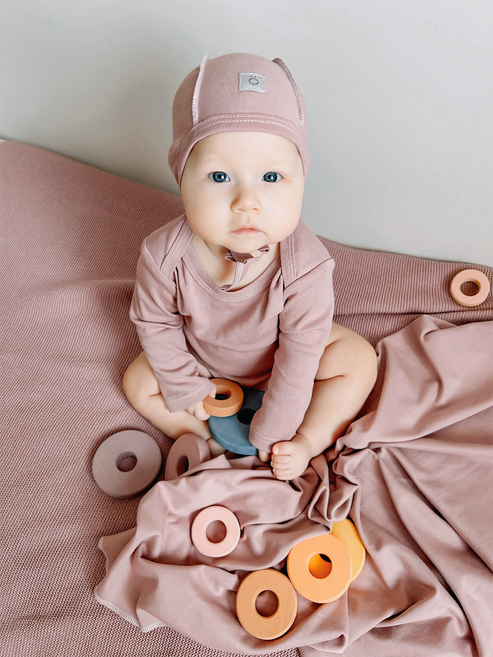 Боди Mjölk Desert Rose с длинным рукавом