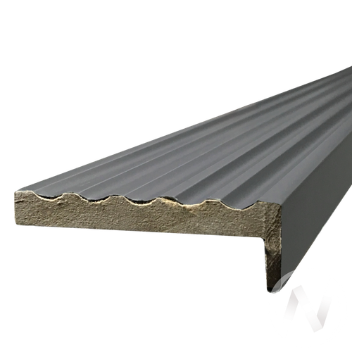 Наличник телескоп. (фрезерованный; 80*10*2150; графит софт-Н)