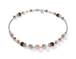 Колье-трансформер 4-in-1 сотуар Coeur de Lion Rosegold-Silver 5008/10-1631