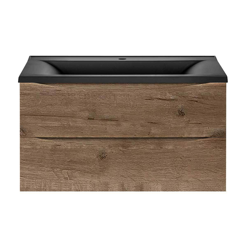 База под раковину Mia 900 подвесная, 2 выкатных ящика soft close, V.Oak