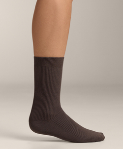 OYSHO Три пары классических носков из смесового хлопка, темный серо-коричневый