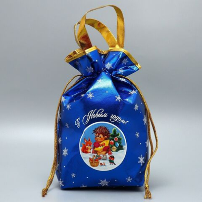 Пакет-мешок из нетканного материала «Сладкого Нового года», 25 х 32 см, Новый год