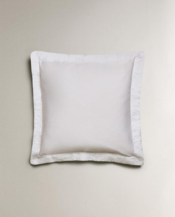 ZARA HOME (400 НИТЕЙ) НАВОЛОЧКА ИЗ ПЛОТНОГО САТИНА, БЕЛЫЙ