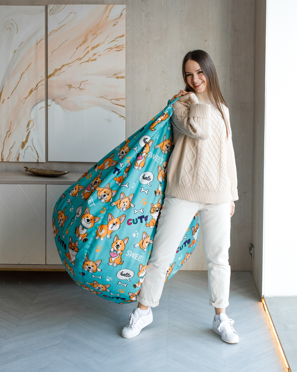 Кресло Мешок Груша Корги (2XL, Классический)