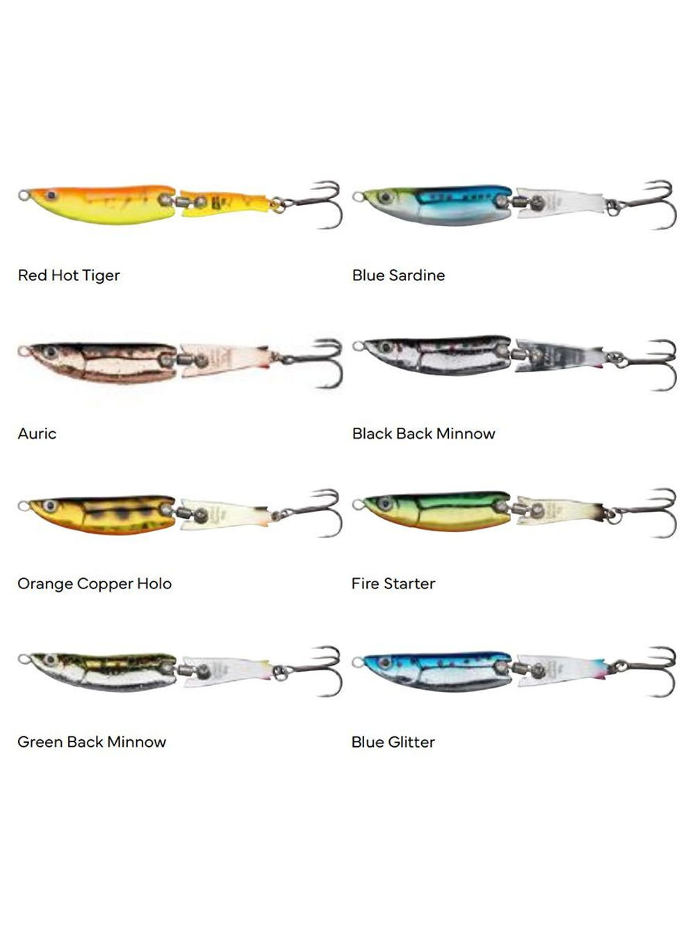 Блесна колеблющаяся Abu Garcia Toby Jointed, 18 г, Fire Starter