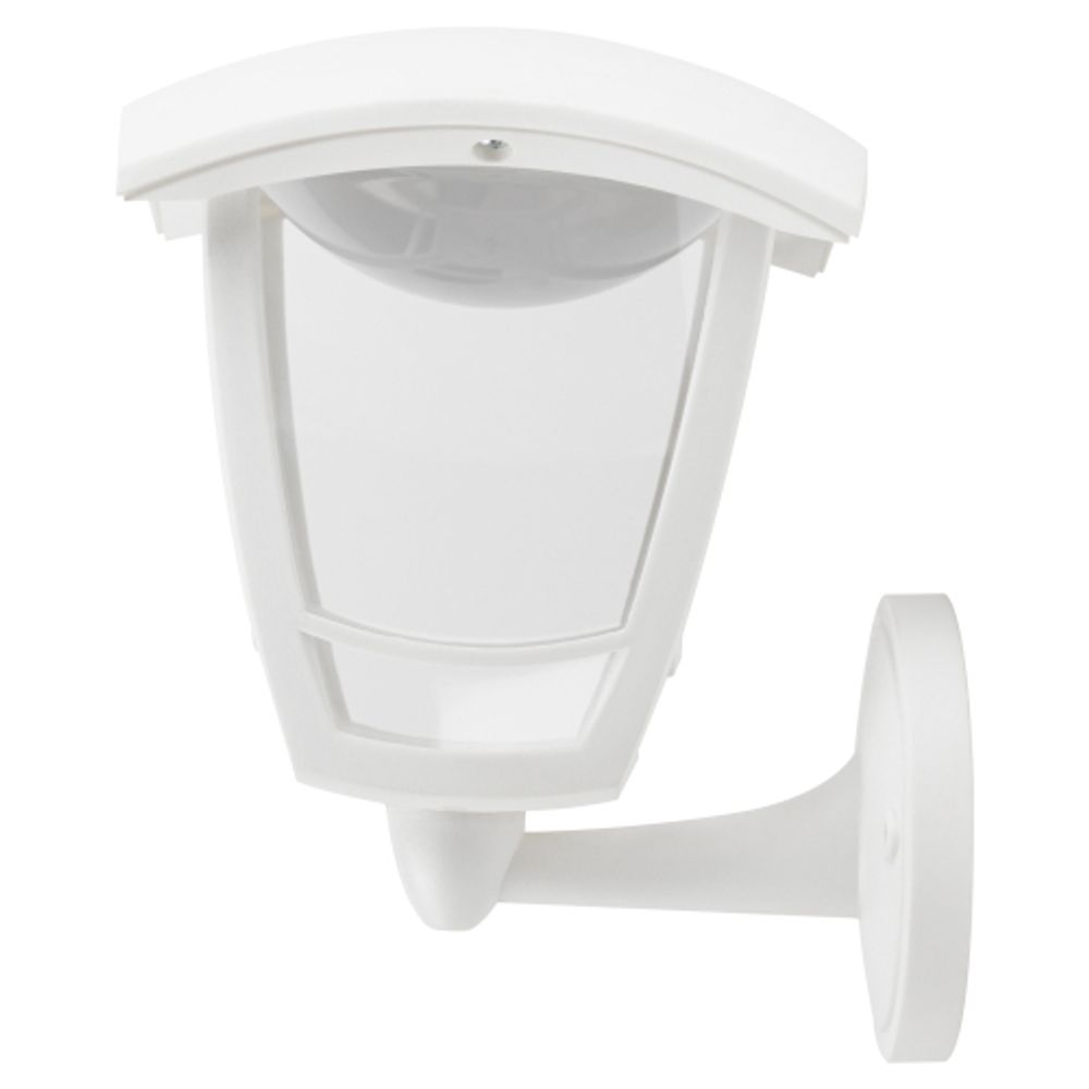 Садово-парковый светильник ЭРА ДБУ 07-8-002 Дели 2 белый 4 гранный настенный IP44 светодиодный 8Вт 3000K | Садово-парковые светильники