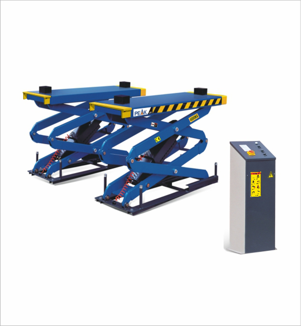 SX09F Ножничный (двойные ножницы короткая платформа) заглубляемый подъемник, 4,0 т. (Обновленная версия 2023)