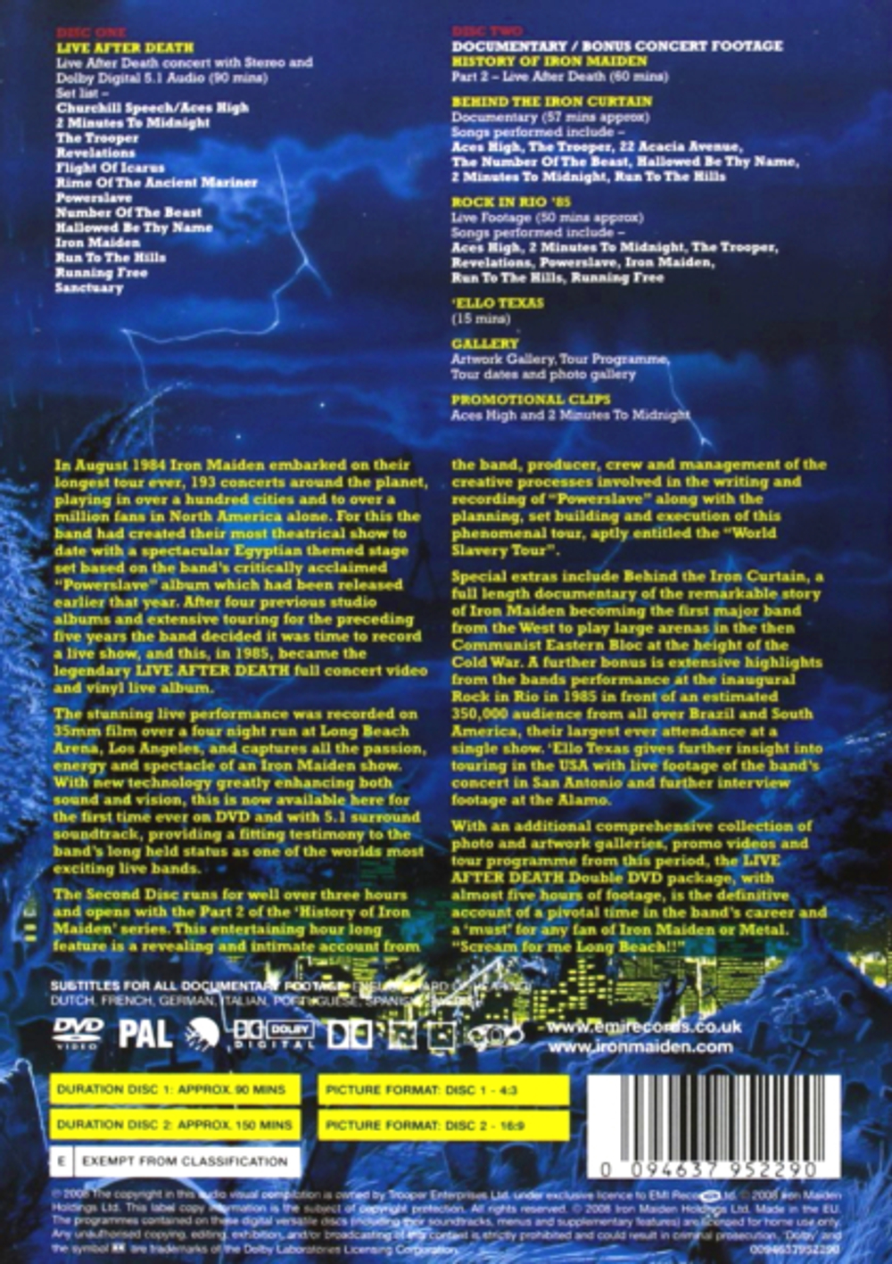 Iron Maiden / Live After Death (2DVD)