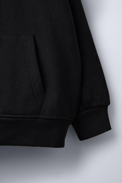 ZARA ХУДИ С МОЛНИЕЙ, ЧЕРНЫЙ