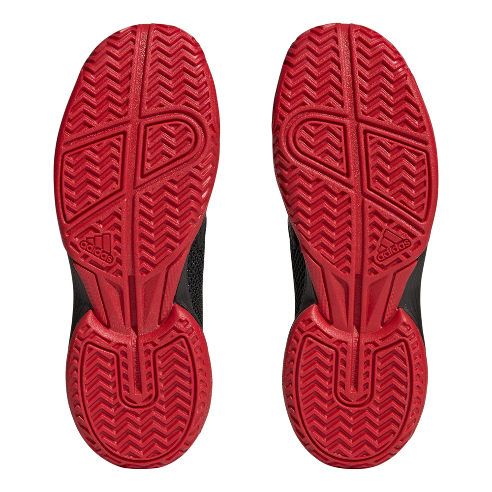 Детские теннисные кроссовки adidas Courtflash Kids - Black, Red