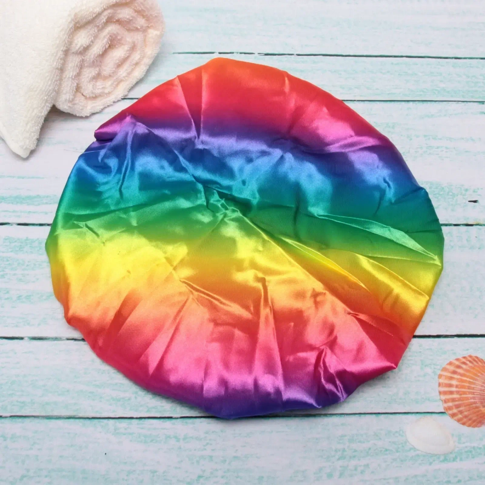 Шапочка для душа «Ультрамарин - Радуга», d-26см