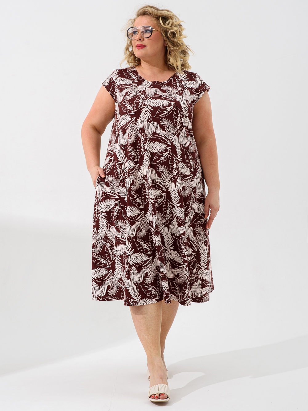 Платье женское "Розовое лето"