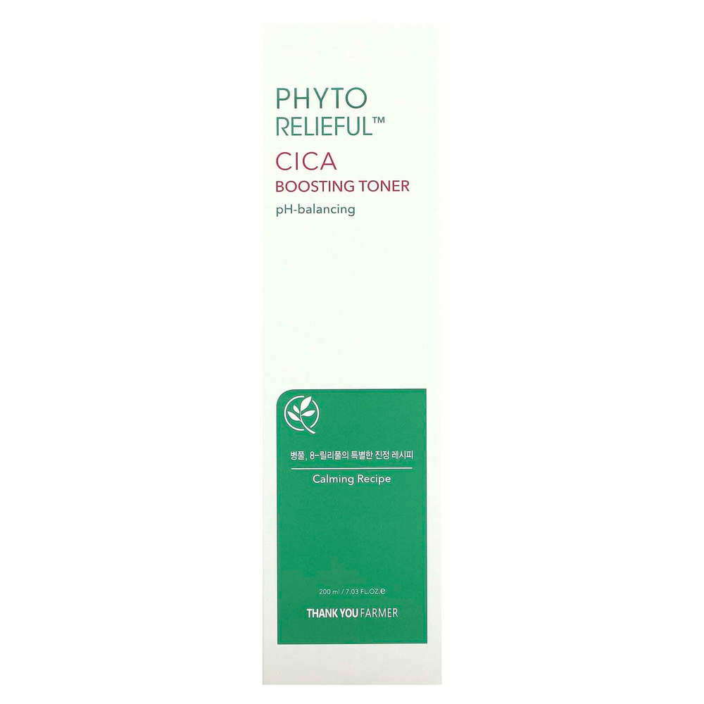 Thank You Farmer, Phyto Relief, тоник с центелла, 200 мл (7,03 жидк. унции)