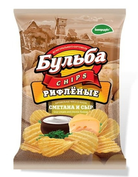 Чипсы "Бульба" 75г. Сметана сыр