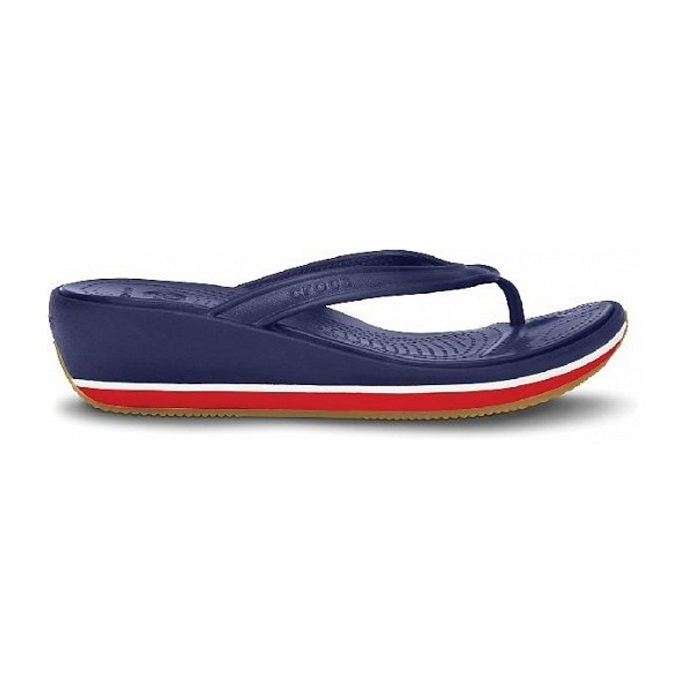 Сандалии Women’s Crocs Retro Flip Wedge Nautical Navy / Red