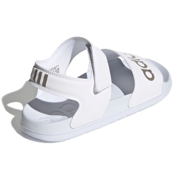 Adidas Adilette 'White Champagne Metallic'