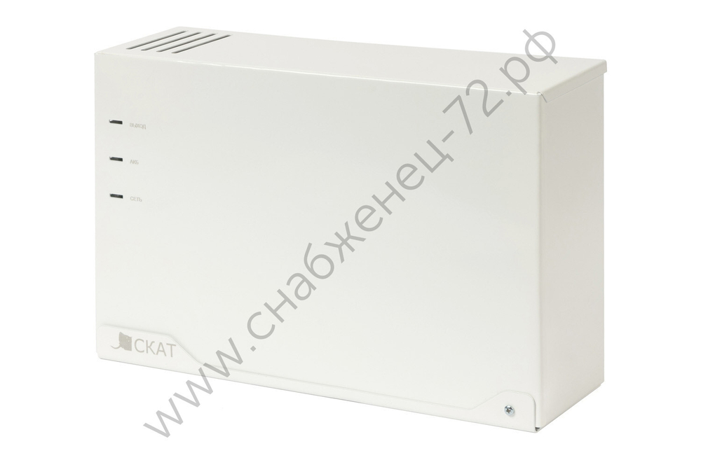 СКАТ-1200 И7 исп.1 (СКАТ ИБП-12/4-2x7) источник питания 12В 4А корпус АКБ 2x7 Ач или 1х17 Ач