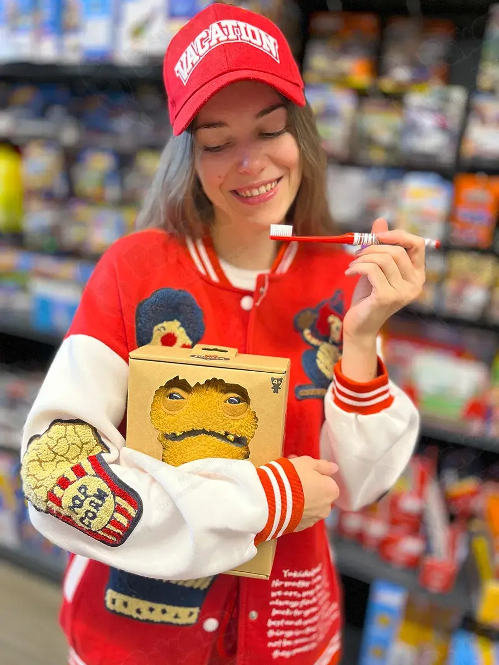 Мягкая игрушка зубастые монстры с зубами 24 см