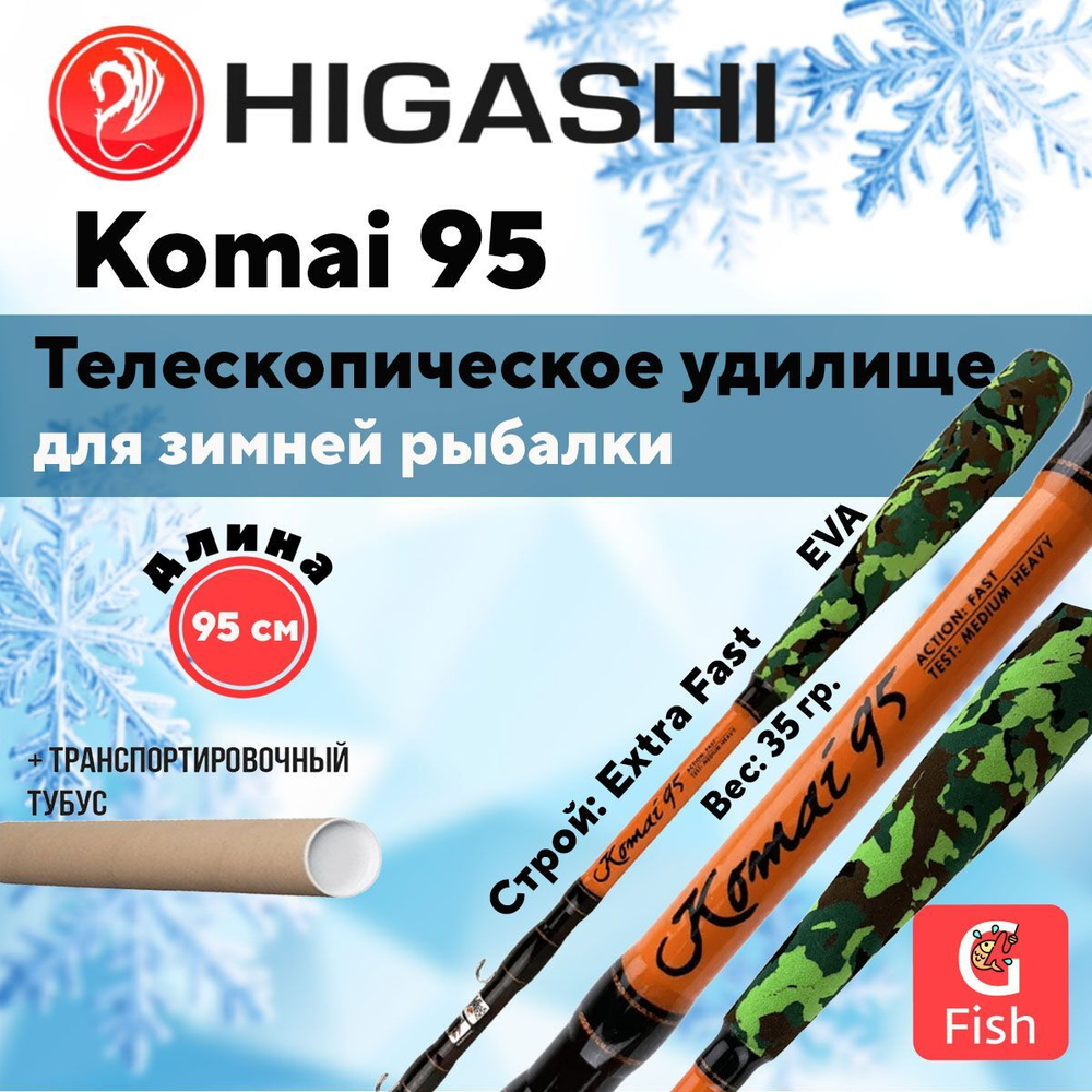 Удилище зимнее Komai 110