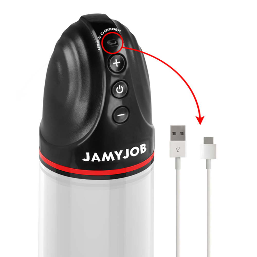 Автоматическая помпа 30см с функцией всасывания JamyJob Xpand Automatic Penis Pump