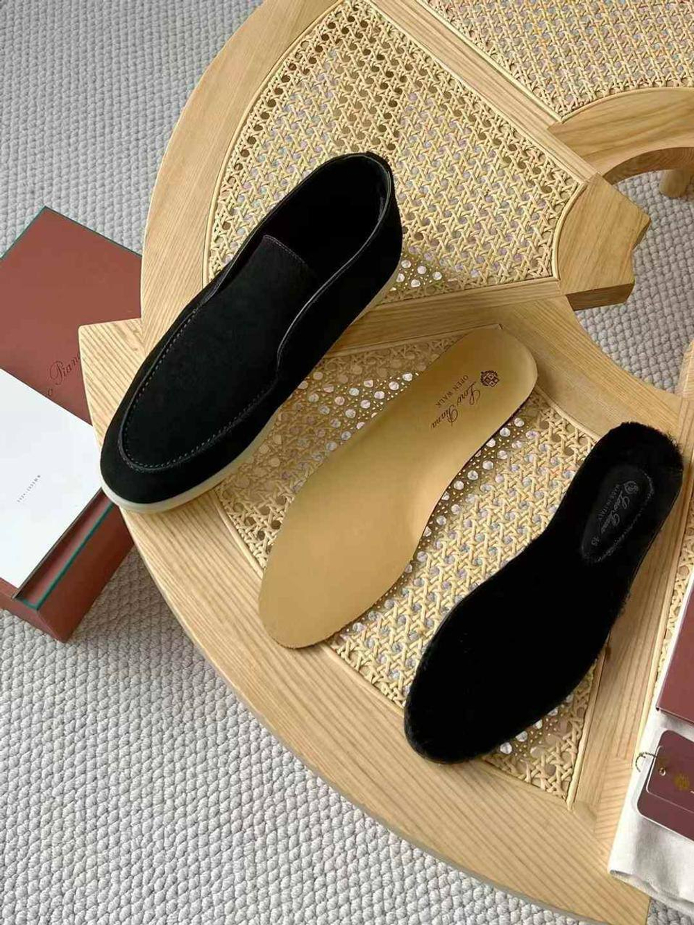 Высокие лоферы Loro Piana