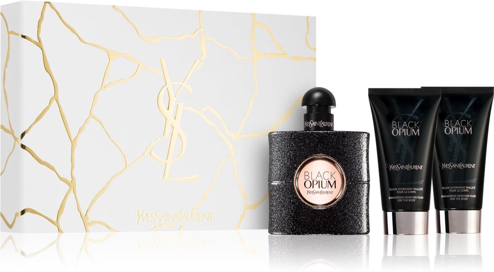 Yves Saint Laurent eau de parfum 50 ml + Black Opium Body Lotion Body emulsion 50 ml + Black Opium Body Lotion Body emulsion 50 ml Black Opium