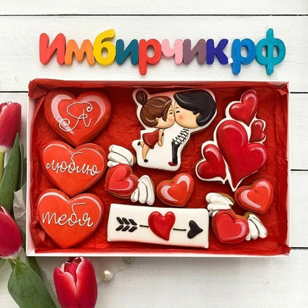 Имбирные пряники Любовь