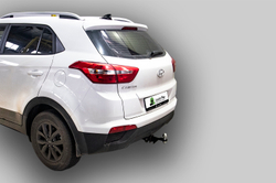 Фаркоп Лидер-Плюс для HYUNDAI CRETA 2016- ( ШАР ВСТАВКА 50*50 ) с электрикой (Smart) и сертифкатом в комплекте арт.(H227-E)