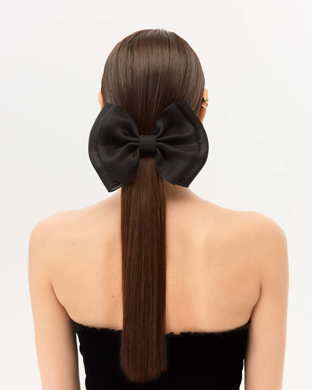 Бант классический черный L