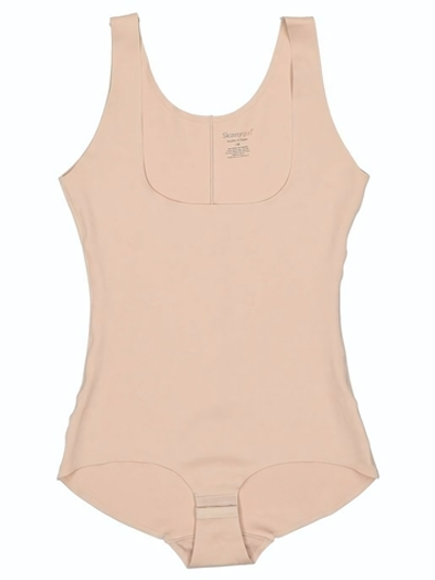 Утягивающее боди со швом на спинке (Размер: XL) (Цвет: черный)