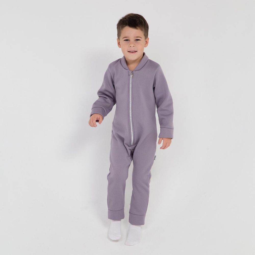 Комбинезон д/мальчика футер с начёсом, р.86 серый 7528564 (АМЕЛЛИ) Комбинезон д/мальчика футер с начёсом, р.86 серый 7528564 (АМЕЛЛИ)