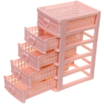 Комод малый «ПАЛЕРМО», цвет пудровая роза, 5 отделений, 13*9*18,5см