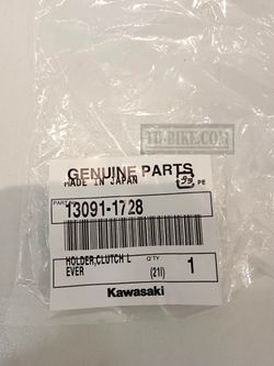 13091-1728. HOLDER,CLUTCH LEVER. Kawasaki KX