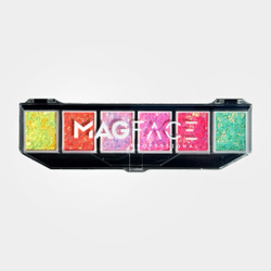 Палетка с глиттерами MAGFACE (6шт)