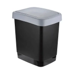 Контейнер для мусора ТВИН 18л Серый